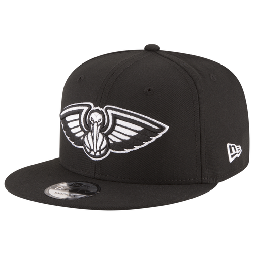 

New Era Mens New Orleans Pelicans New Era Pelicans Bow Snapback - Mens Black/White Size One Size