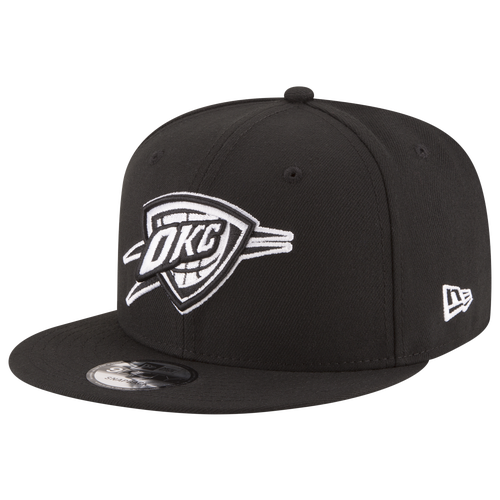 

New Era Mens Oklahoma City Thunder New Era Thunder Bow Snapback - Mens Black/White Size One Size