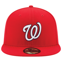 Adult - New Era Nationals 59Fifty Authentic Cap - Red/Navy