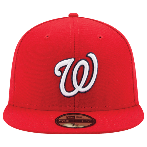 

New Era Washington Nationals New Era Nationals 59Fifty Authentic Cap - Adult Red/Navy Size 7