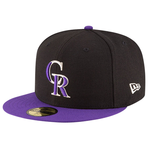 ADULT - New Era Rockies 59Fifty Authentic Cap - Black