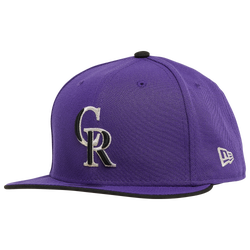Adult - New Era Rockies 59Fifty Authentic Cap - Purple/Black