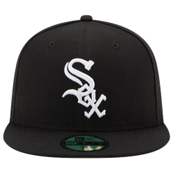 Men's - New Era White Sox ACPERF Hat - Black/White