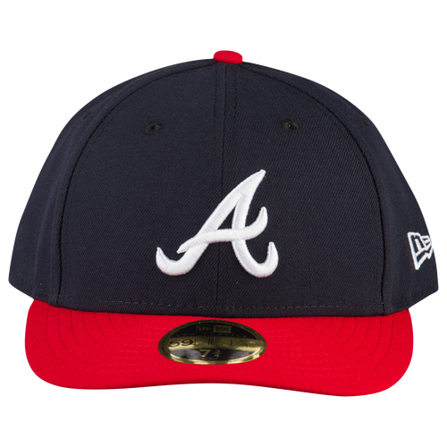 

New Era Mens Atlanta Braves New Era Braves 59Fifty Authentic LP Cap - Mens Navy Size 7