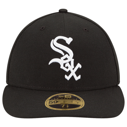 New Era Mens Chicago White Sox  White Sox 59fifty Authentic Lp Cap In Black