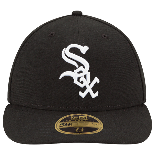 

New Era Mens New Era White Sox 59Fifty Authentic LP Cap - Mens Black Size 8