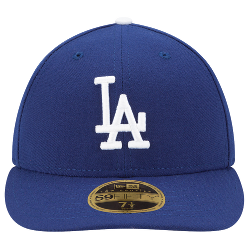 Shop New Era Mens Los Angeles Dodgers  Dodgers 59fifty Authentic Lp Cap In Royal/white