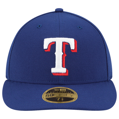 

New Era Mens Texas Rangers New Era Rangers 59Fifty Authentic LP Cap - Mens Royal/White/Red Size 7