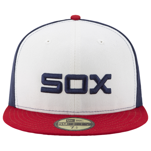 

New Era Chicago White Sox New Era White Sox 59Fifty Authentic Cap - Adult Navy/Multi Size 8