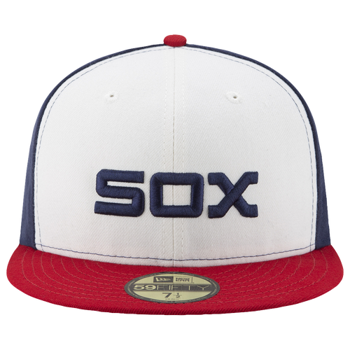 

New Era New Era White Sox 59Fifty Authentic Cap - Adult Navy/Multi Size 7