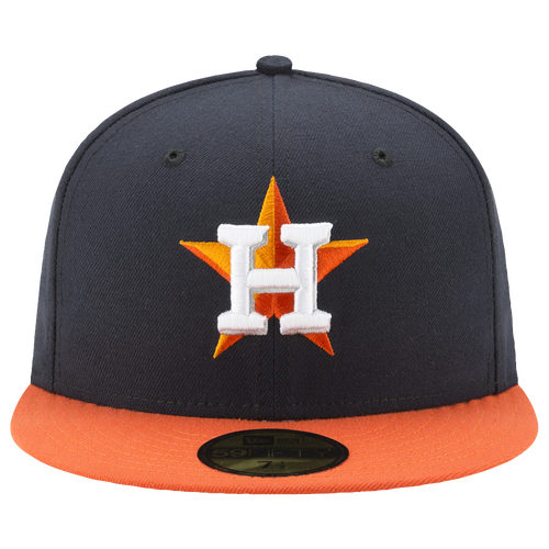 Shop New Era Houston Astros  Astros 59fifty Authentic Cap In Orange