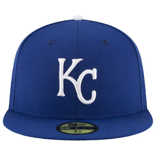 

New Era Kansas City Royals New Era Royals 59Fifty Authentic Cap - Adult Royal/White Size 8