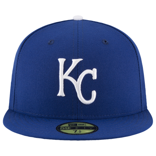 Shop New Era Kansas City Royals  Royals 59fifty Authentic Cap In Royal/white