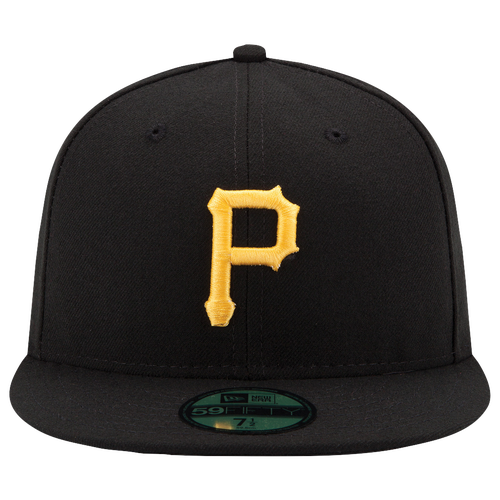 

New Era Pittsburgh Pirates New Era Pirates 59Fifty Authentic Cap - Adult Black Size 7