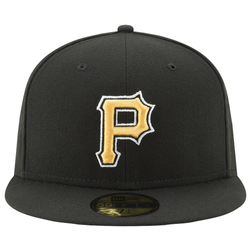 

New Era Pittsburgh Pirates New Era Pirates 59Fifty Authentic Cap - Adult Black Size 7