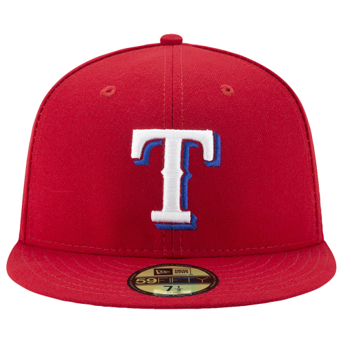 

New Era New Era Rangers 59Fifty Authentic Cap - Adult Red Size 8
