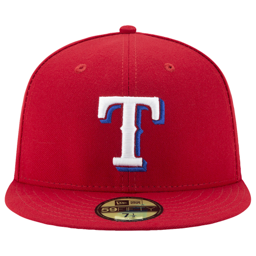 

New Era New Era Rangers 59Fifty Authentic Cap - Adult Red Size 7