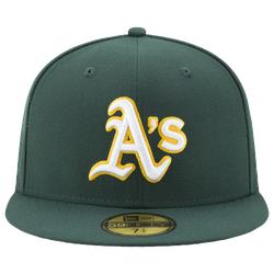 Adult - New Era Athletics 59Fifty Authentic Cap - Green/Yellow