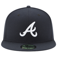 Men's New Era Gray/Black Atlanta Braves Two-Tone 59FIFTY Fitted Hat