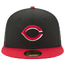 New Era Reds 59Fifty Authentic Cap - Adult Red/Black