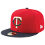 New Era Twins 59Fifty Authentic Cap - Adult Red/Navy