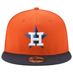Adult - New Era Astros 59Fifty Authentic Cap - Orange/Navy