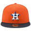 New Era Astros 59Fifty Authentic Cap - Adult Orange/Navy
