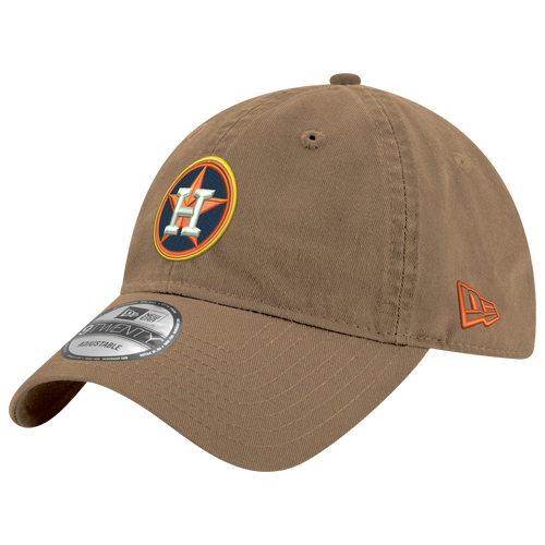 

New Era Mens Houston Astros New Era Astros 9Twenty Core Classic Replica Cap - Mens Khaki/Orange/Navy Size One Size