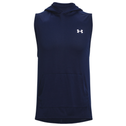 Men's - Under Armour Tech Sleeveless Hoodie - Navy