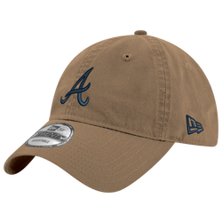 Men's - New Era Braves 9Twenty Core Classic Replica Cap - Khaki/Red