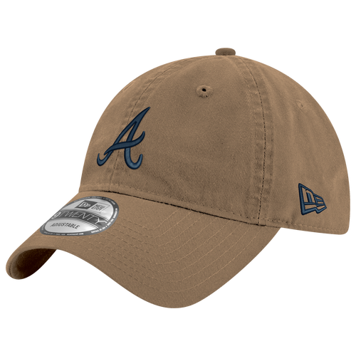 New Era Mens Atlanta Braves  Braves 9twenty Core Classic Replica Cap In Red/khaki