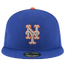 New Era Mets 59Fifty Authentic Cap - Adult Multi/Orange