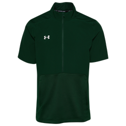Men's - Under Armour Team Motivate 2.0 SS Cage Jacket - Forest Green/White