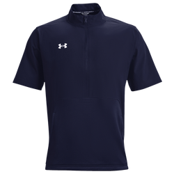 Men's - Under Armour Team Motivate 2.0 SS Cage Jacket - Midnight Navy/White