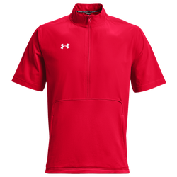 Men's - Under Armour Team Motivate 2.0 SS Cage Jacket - Red/White