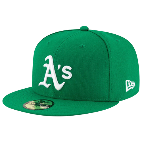 

New Era Mens New Era A'S 59Fifty NWE Authentic Collection On Field - Mens Green Size 8
