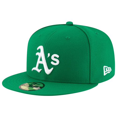 

New Era Mens New Era A'S 59Fifty NWE Authentic Collection On Field - Mens Green Size 7