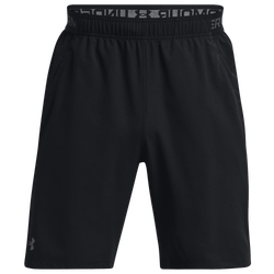 Men's - Under Armour Vanish Woven Snap Short - Black/Halo Gray