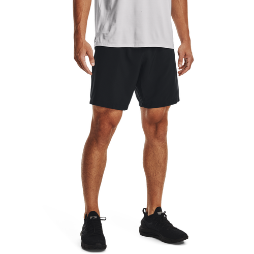 

Under Armour Mens Under Armour Woven Graphic Shorts - Mens White/Black Size M