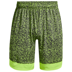 Men's - Under Armour Stretch Printed Training Short - Jet Grey/White