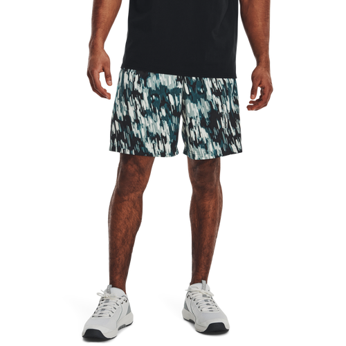 

Under Armour Mens Under Armour Tech Printed Shorts - Mens Tourmaline Teal/Black Size M