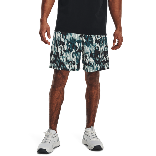 

Under Armour Mens Under Armour Tech Printed Shorts - Mens Tourmaline Teal/Black Size S