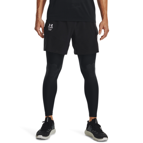 

Under Armour Mens Under Armour Armourprint Woven Shorts - Mens Black/Halo Gray Size M