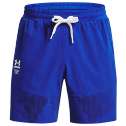 Men's - Under Armour Armourprint Woven Shorts - Royal/White