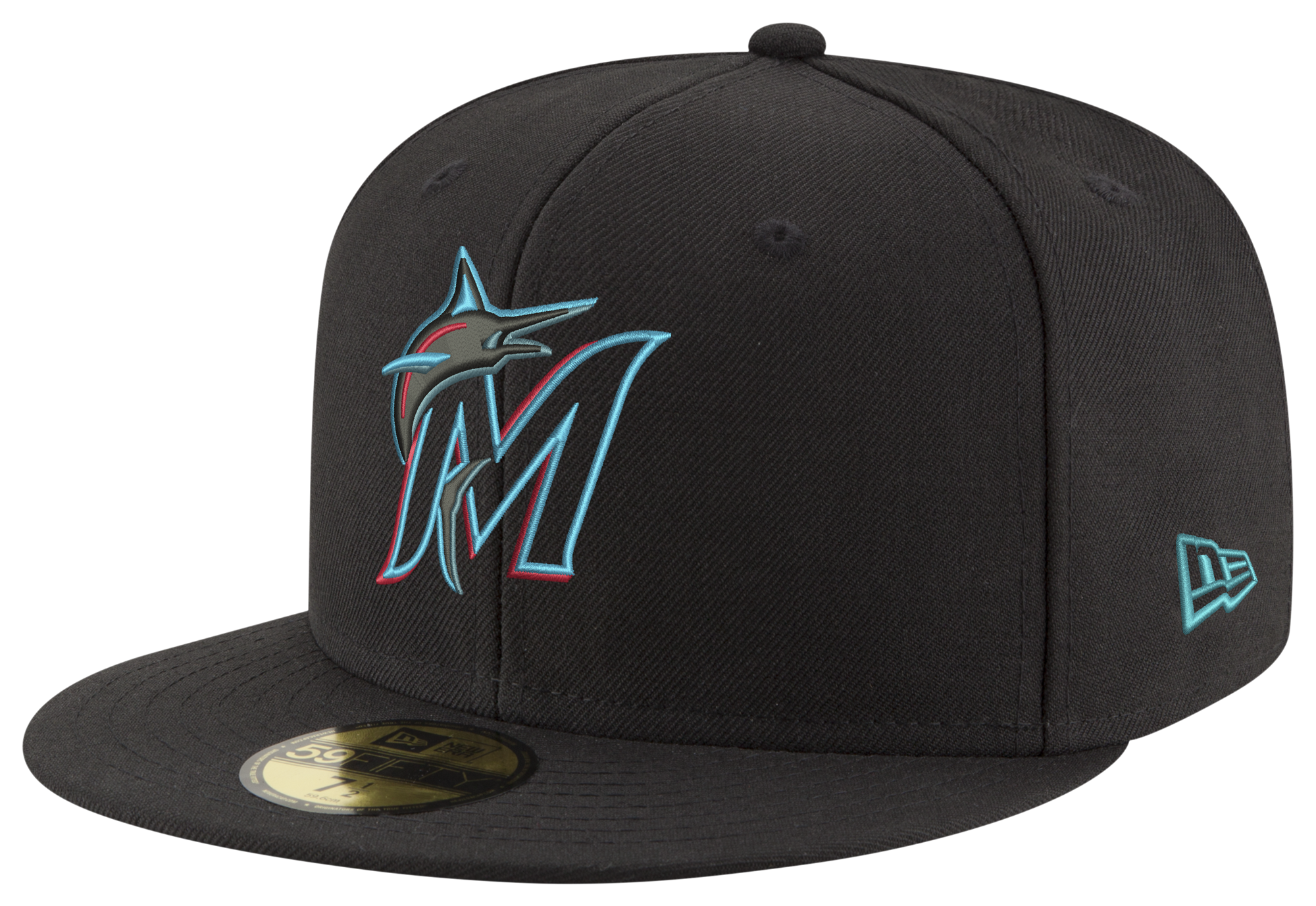 New Era Marlins 59Fifty Authentic Cap - Adult
