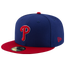 New Era Phillies 59Fifty Authentic Cap - Adult Royal/Red