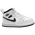 Jordan AJ 1 Mid  - Boys' Toddler Black/White/White