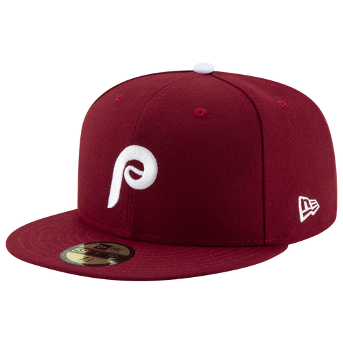 

New Era New Era Phillies 59Fifty Authentic Cap - Adult Red/White Size 8