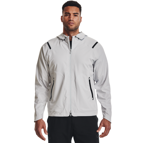 

Under Armour Mens Under Armour Unstoppable Full-Zip Jacket - Mens Black/Halo Grey Size 3XL