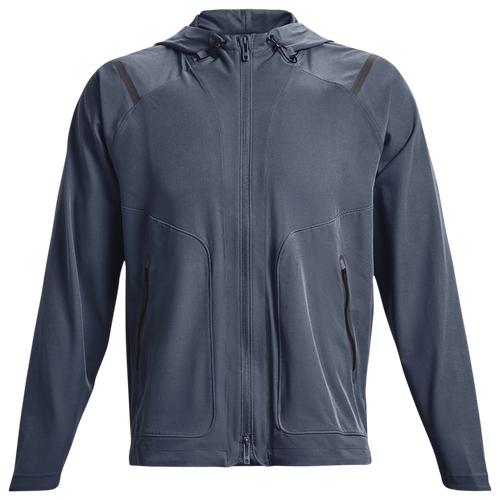 

Under Armour Mens Under Armour Unstoppable Full-Zip Jacket - Mens Black/Downpour Grey Size M